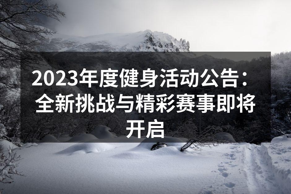 活力满满的健身活动现场